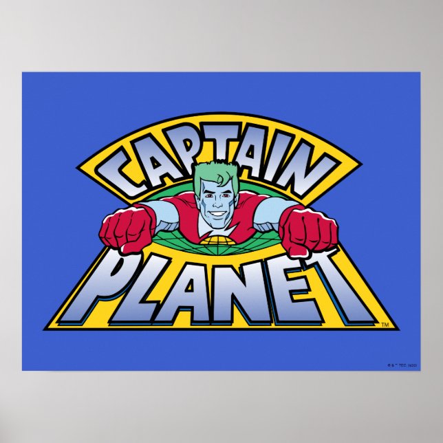 Captain Planet Logo Poster (Vorne)