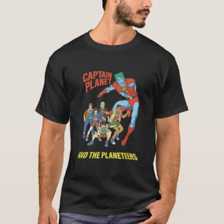 Captain Planet Planeteers United Retro Logo T-Shirt