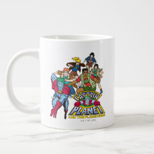 Captain Planet & the Planeteers Group Logo Graphic Jumbo-Tasse