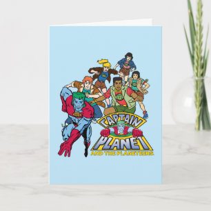 Captain Planet & the Planeteers Group Logo Graphic Karte