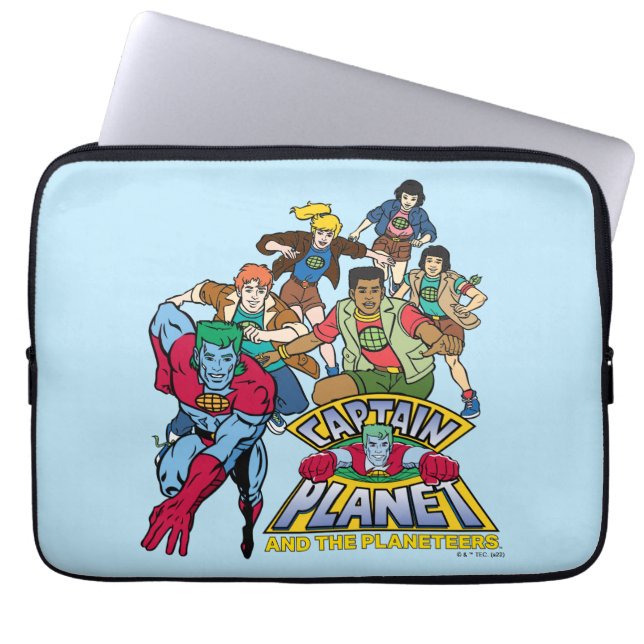 Captain Planet & the Planeteers Group Logo Graphic Laptopschutzhülle (Vorderseite)