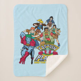 Captain Planet & the Planeteers Group Logo Graphic Sherpadecke