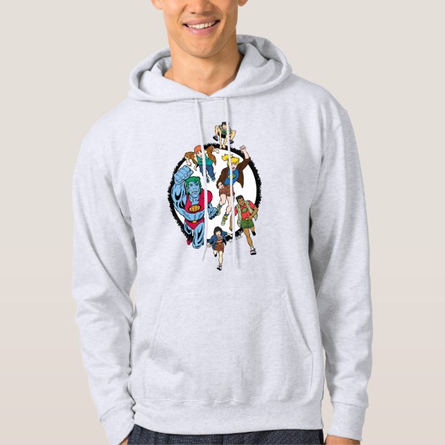 Captain Planet und der Planeteers Circle Graphic Hoodie (Vorderseite)