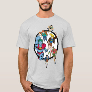 Captain Planet und der Planeteers Circle Graphic T-Shirt