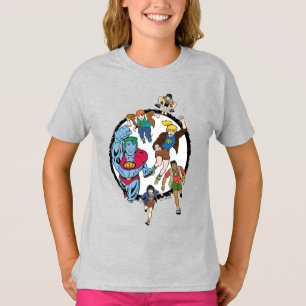 Captain Planet und der Planeteers Circle Graphic T-Shirt
