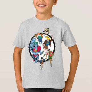 Captain Planet und der Planeteers Circle Graphic T-Shirt