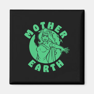 Captain Planet und die Mutter der Planeten Erde Magnet