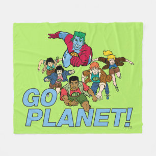 Captain Planet und die Planeten - Go Planet! Fleecedecke