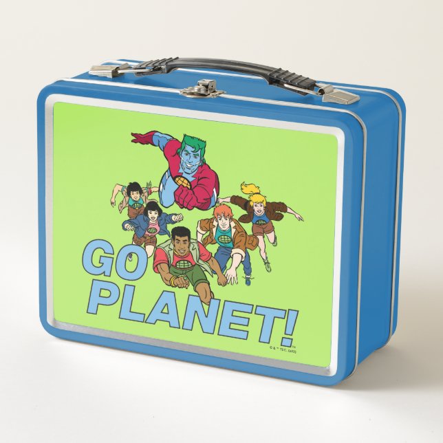 Captain Planet und die Planeten - Go Planet! Metall Brotdose (Vorderseite)