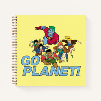 Captain Planet und die Planeten - Go Planet! Notizbuch
