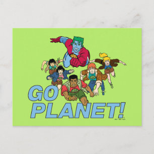 Captain Planet und die Planeten - Go Planet! Postkarte