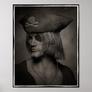 Captain Portrait - Antique Effect Poster
