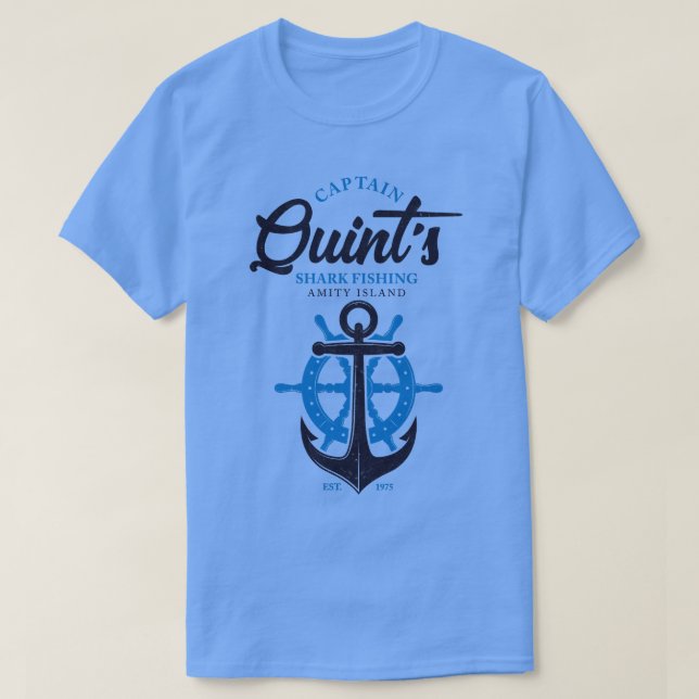 Captain Quint Fishing T-Shirt (Design vorne)