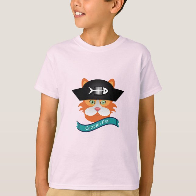 Captain Red - Kids' Basic T - Shirt (Vorderseite)