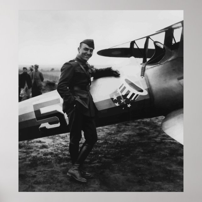 Captain Rickenbacker Poster (Vorne)