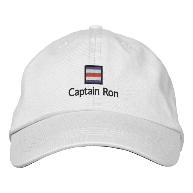 Captain Ron Bestickte Kappe (Vorderseite)