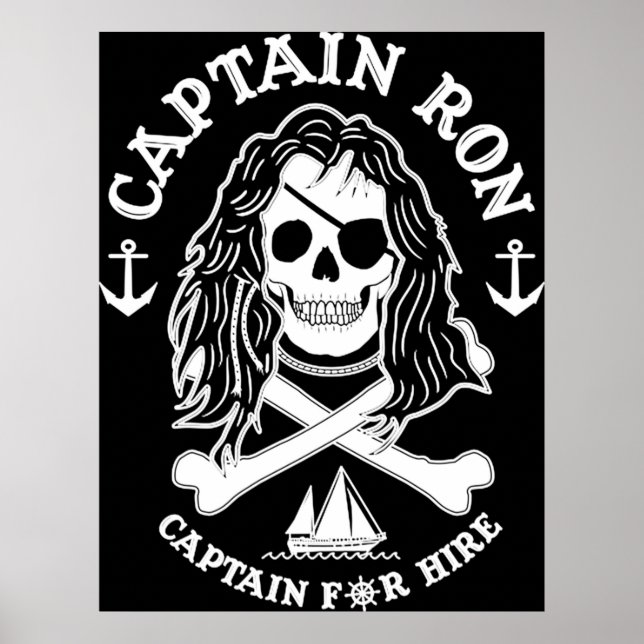 Captain Ron Captain for Hire Poster (Vorne)