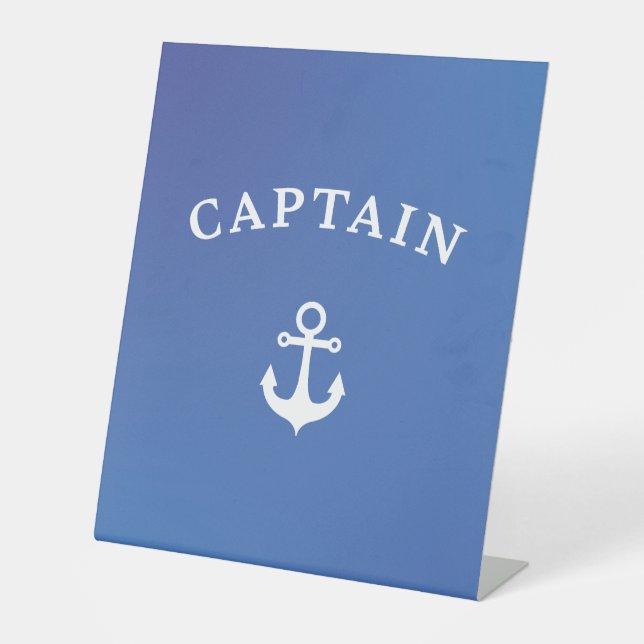 Captain Sockelschild (Vorderseite)