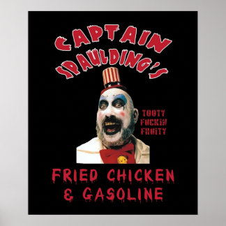 Captain Spaulding lehnt ab Poster