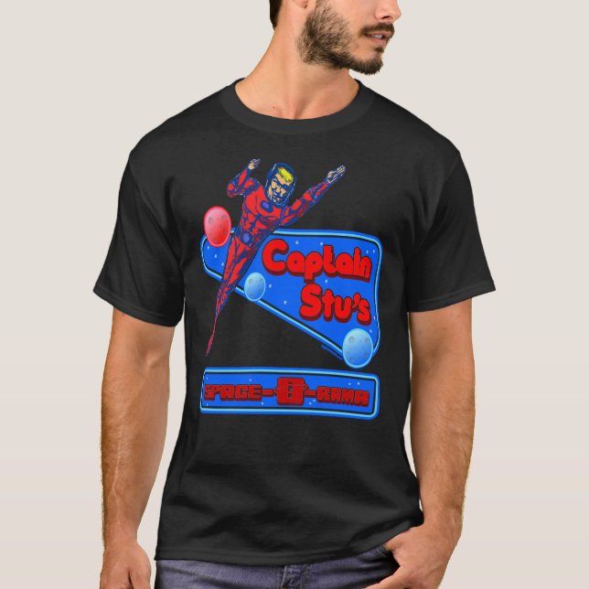 Captain Stu Space-O-Rama Essential T - Shirt (Vorderseite)