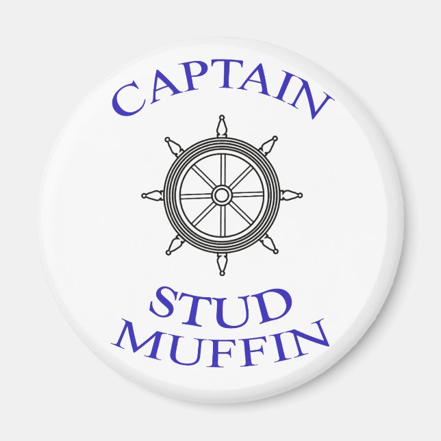 Captain Stud Muffin Magnet (Vorne)