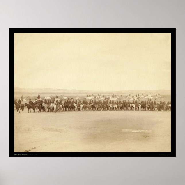 Captain Taylor & 70 Indian Scouts SD 1891 Poster (Vorne)