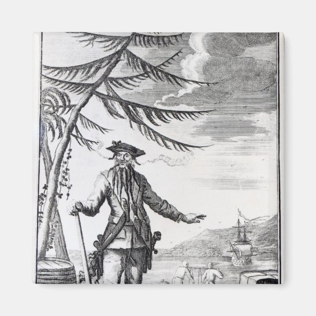 Captain Teach, allgemein Blackbeard genannt Magnet (Vorne)