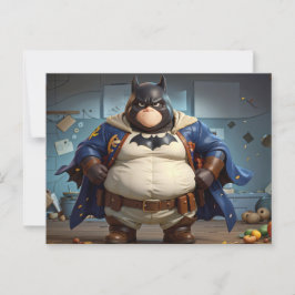 Captain Turkey Man Postkarte