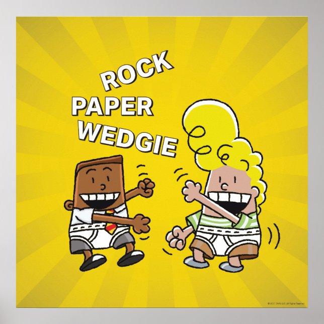 Captain Underpants | Rock Paper Wedgie Poster (Vorne)