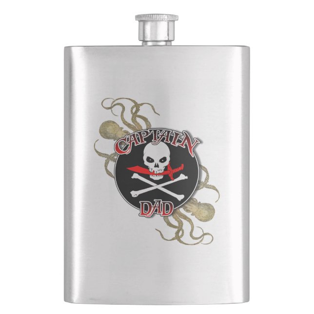 Captain Vater Classic Flask Flachmann (Vorderseite)