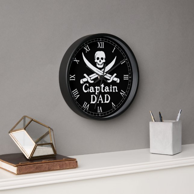 Captain Vater - Classic Uhr (Büro)