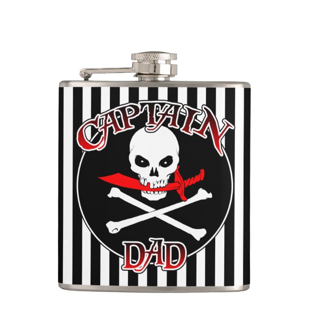 Captain Vater Flask Flachmann (Vorderseite)