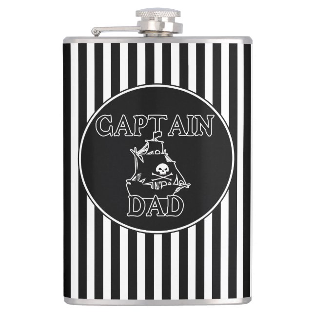 Captain Vater - Ghoful Galleon Flask Flachmann (Vorderseite)