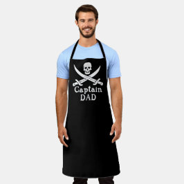 Captain Vater - Klassische All-over-Print-Schürze Schürze