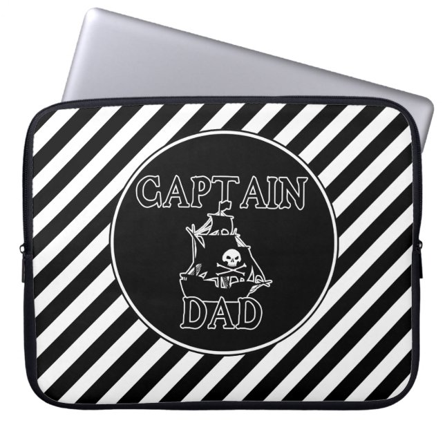 Captain Vater Laptop Sleeve (Vorderseite)