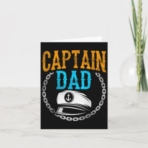 Captain Vater Ship Boat Yacht Vater Papa P Karte