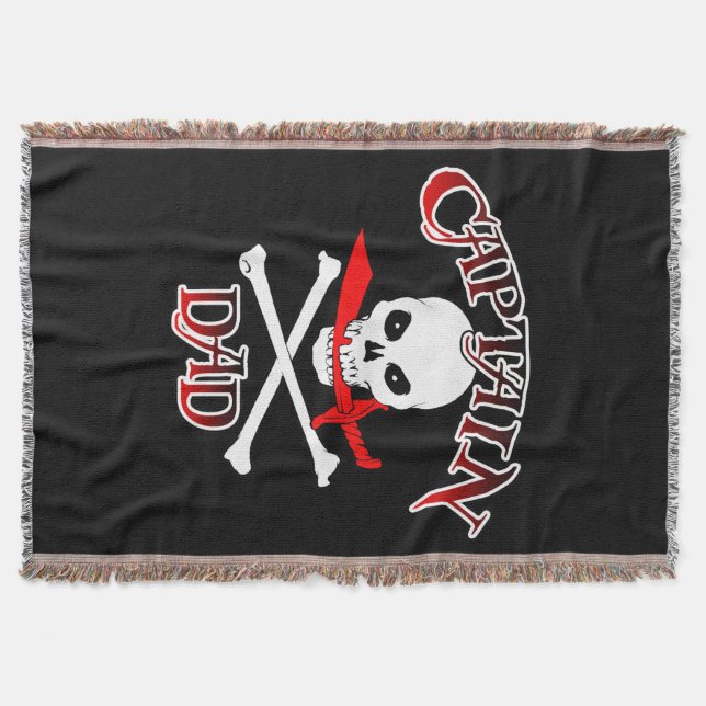 Captain Vater Throw Blanket Decke (Vorderseite)