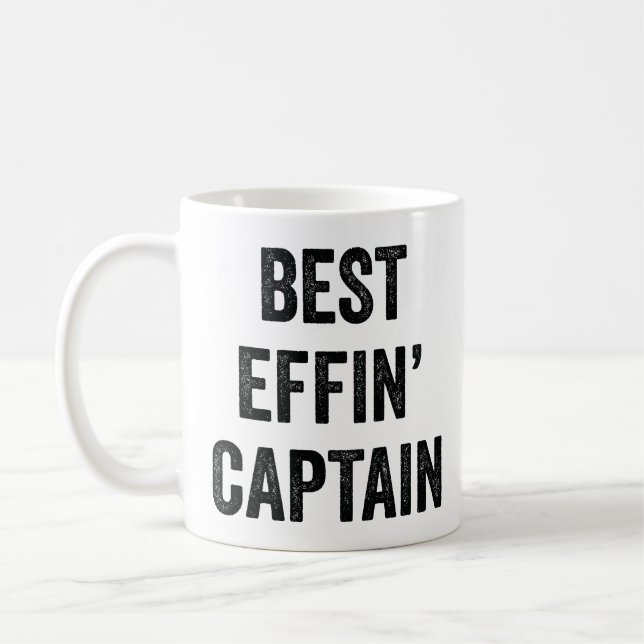 Captain von Best Effin Kaffeetasse (Links)