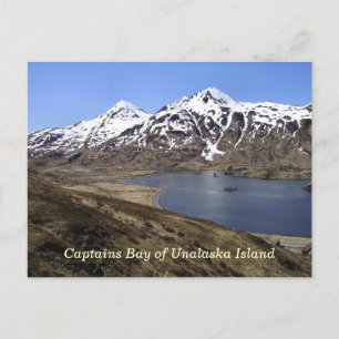 Captains Bay of Unalaska Island Postkarte