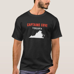 Captains Cove Virginia USA Staat America Travel Vi T-Shirt