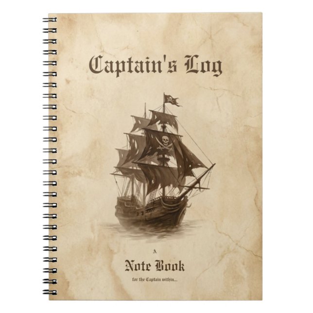Captain's Log Notebook Notizblock (Vorderseite)