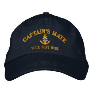Captain's Mate leicht Personalisiert Bestickte Kappe