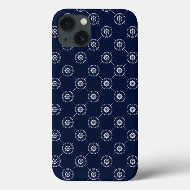 Captain's Wheel Pattern Case-Mate iPhone Hülle (Rückseite)