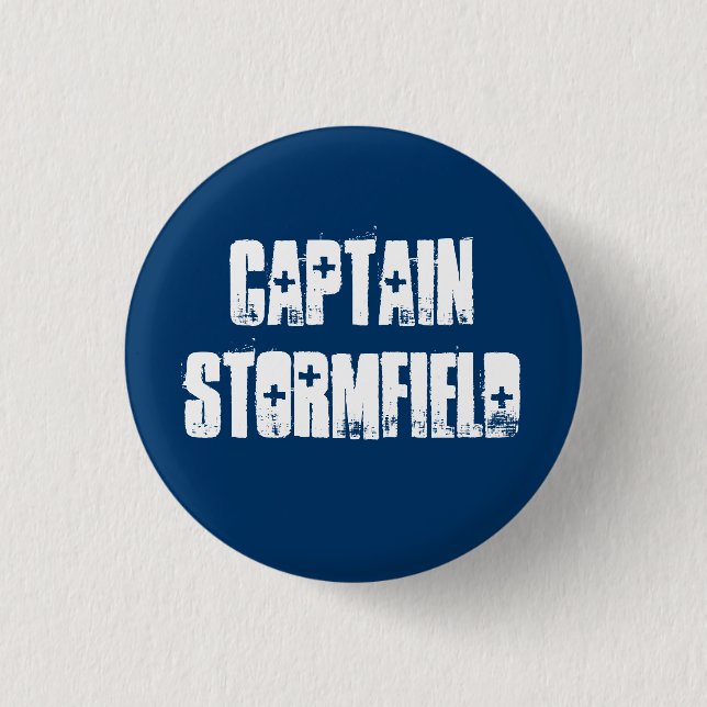 CaptainStormfield Button (Vorderseite)