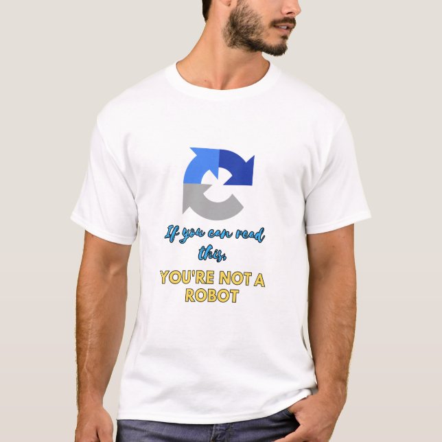 Captcha Code: Sie sind kein Roboter T-Shirt (Vorderseite)