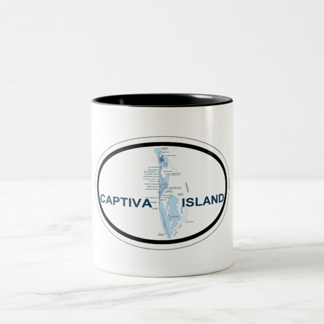 Captiva Insel Zweifarbige Tasse (Mittel)