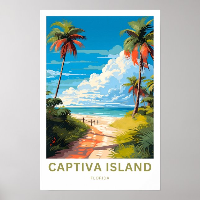 Captiva Island Florida Reisebericht Poster (Vorne)