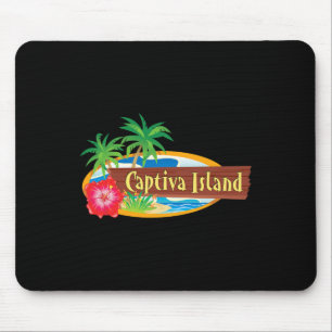 Captiva Island Florida Vintage-Design Mousepad