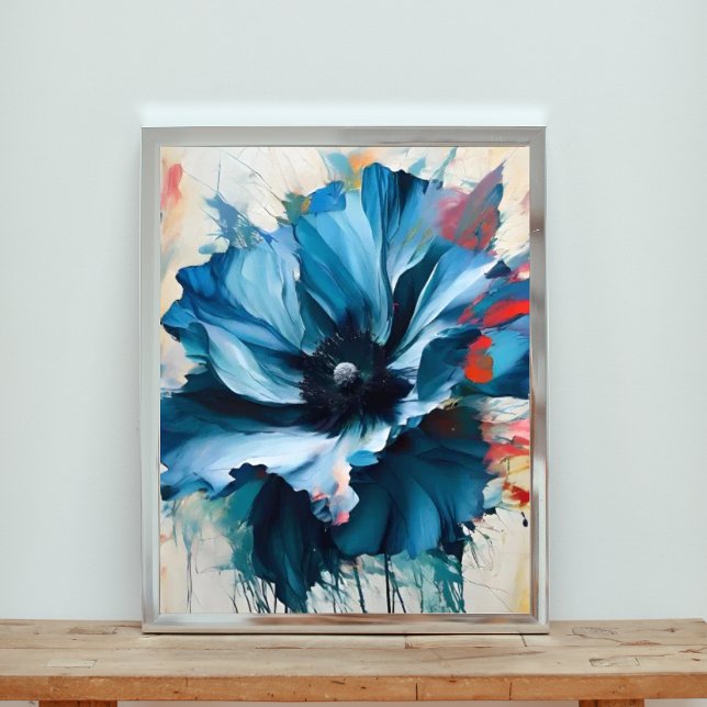 Captivating-Azurblaus-Blume Fotodruck (Von Creator hochgeladen)