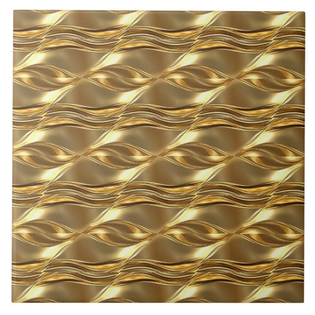 Captivating gold pattern fliese (Vorderseite)